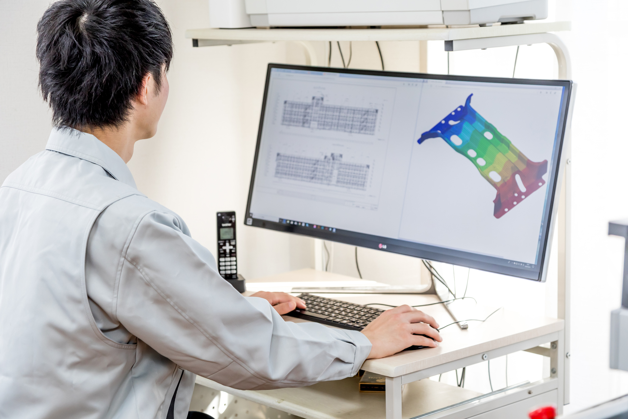 建築CAD／千葉県印西市：ATTK-1A C＆S（エアトランク印西A棟）（データセンター）（S造）