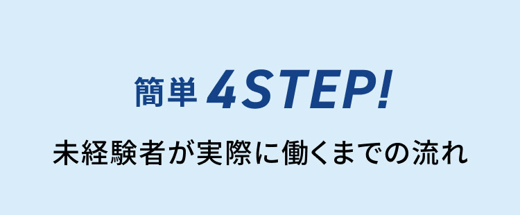 建設業界の未経験者が実際に働くまでの簡単4ステップ。